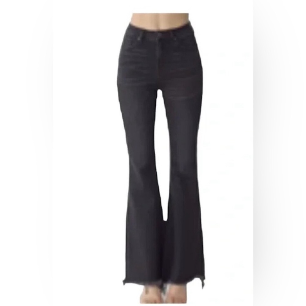 Elegant Black Flare Jeans for Women